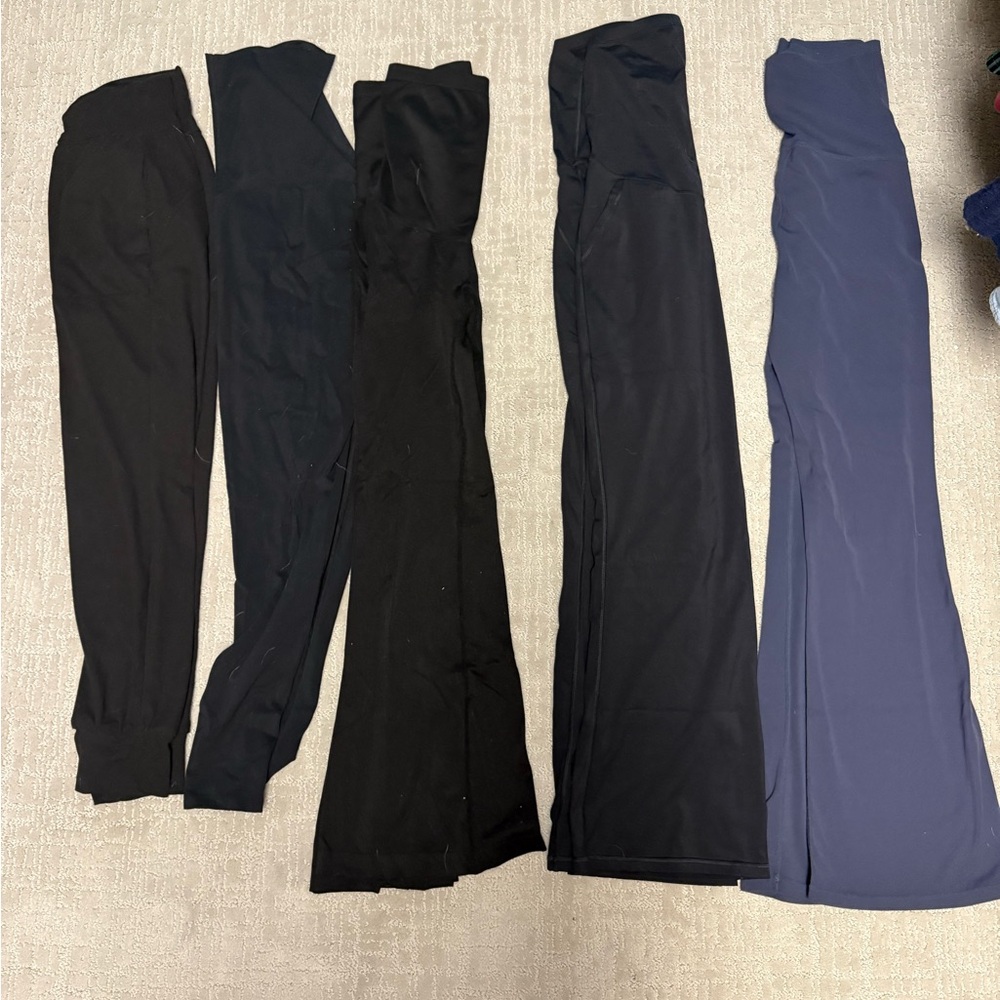 Maternity Women’s Black and Navy Yoga, Joggers, Leggings Collection